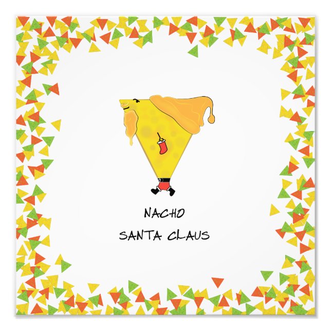 Foto Nacho Santa con chile (Frente)