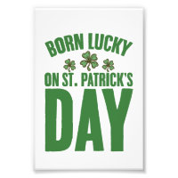 Nacido con Suerte el Día de San Patricio Cumpleaño