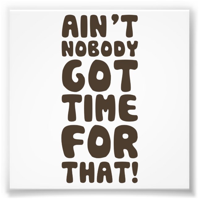 Foto Nadie tiene tiempo para eso (Frente)