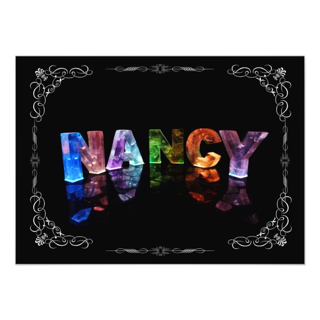 Foto Nancy - El nombre Nancy en luces 3D (Fotografía) (Frente)