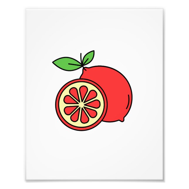 Foto Naranja rojo (Frente)