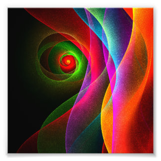 Foto Naranja Verde Rojo Patrón de arte abstracto modern