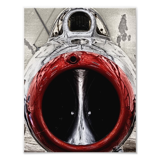 Foto Nariz del avión (Frente)