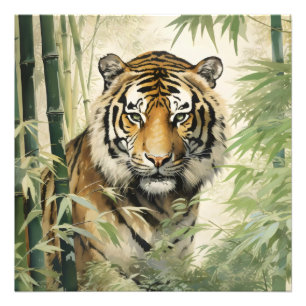 Foto Naturaleza animal Tigre Bamboo