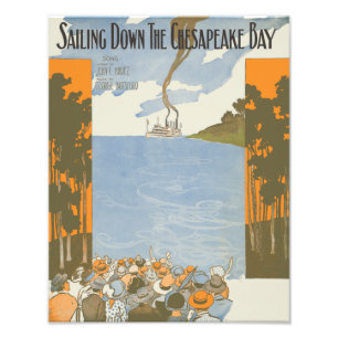 Foto Navegación abajo de la bahía de Chesapeake