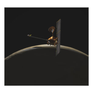 Foto Naves espaciales de Mars Odyssey sobre el amanecer