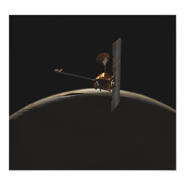 Foto Naves espaciales de Mars Odyssey sobre el amanecer (Frente)