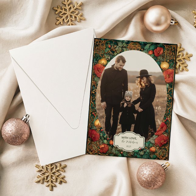 Foto Navidad Amaryllis Dorado Vintage (Subido por el creador)