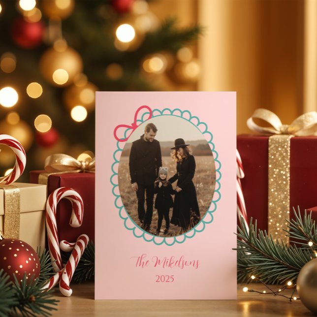 Foto Navidad con Marco Escalonado Pastel (Subido por el creador)