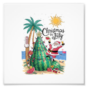 Foto Navidad en Julio Sandía Árbol de Navidad Santa Pla