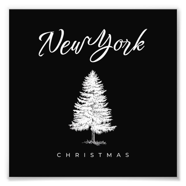 Foto Navidad en Nueva York (Frente)
