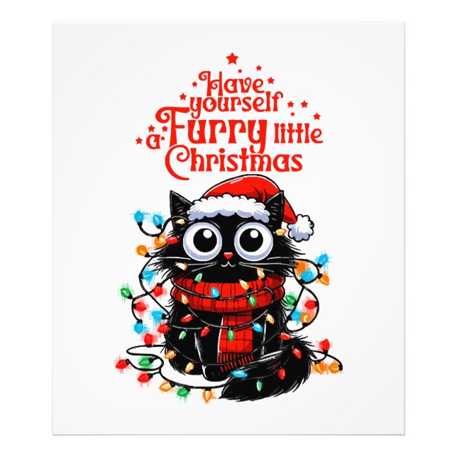 Foto Navidad Pequeña Peluda (Frente)