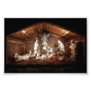 Foto Navidades Adoran Escena De Jesús Natividad Manger