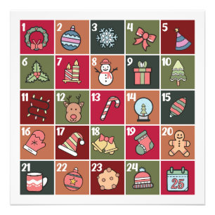 FOTO NAVIDADES ADVENT CALENDAR 2023 POSTER