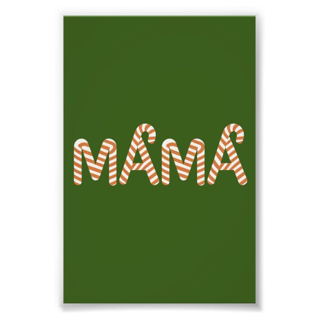 Foto Navidades Árbol de torta Mamá Dulce Familia Funny (Frente)