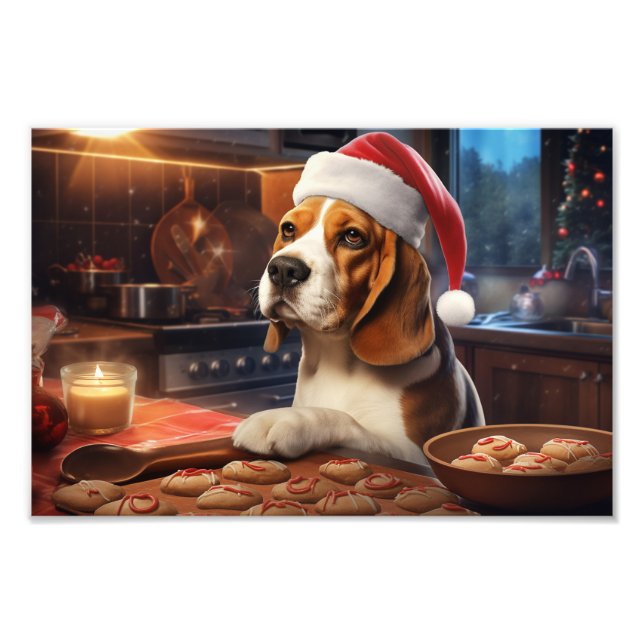 Foto Navidades Beagle Cookies festividades (Frente)