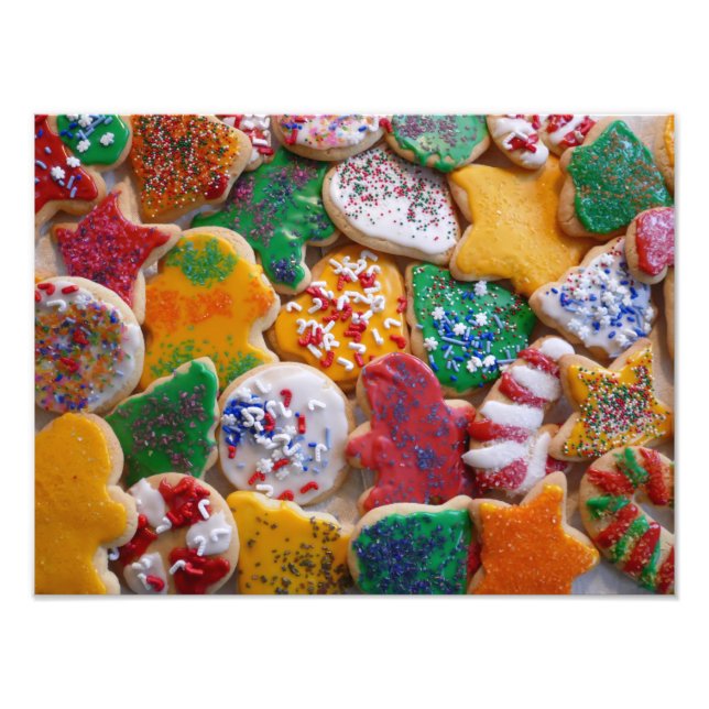 Foto Navidades Cookies En Coloridas Vacaciones (Frente)