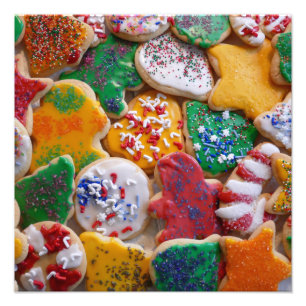 Foto Navidades Cookies En Coloridas Vacaciones