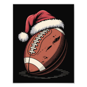 Foto Navidades de fútbol americano Santa Hat Sports