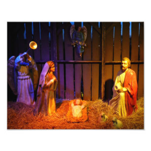 Foto Navidades de la escena de la natividad se exhiben 