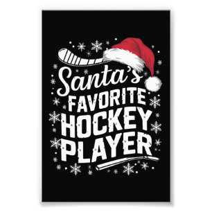Foto Navidades de Pajama, jugador favorito de hockey de