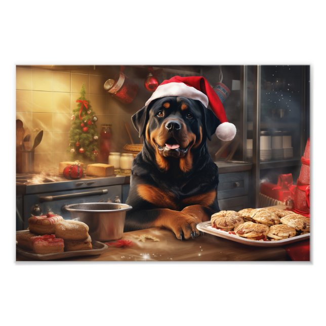 Foto Navidades de Rottweiler Cookies festividades (Frente)