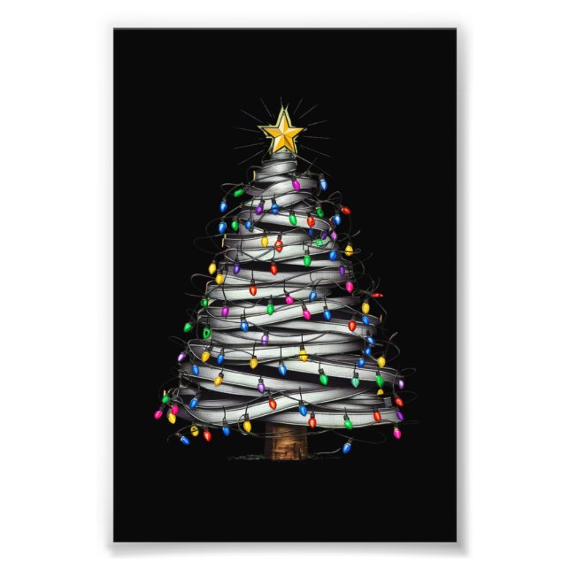 Foto Navidades de vacaciones de árbol ligero (Frente)