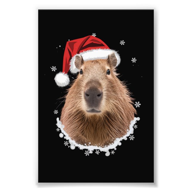 Foto Navidades divertidos de Capybara (Frente)