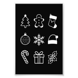 Foto Navidades Doodle Gingerbread Tree Candy Xmas