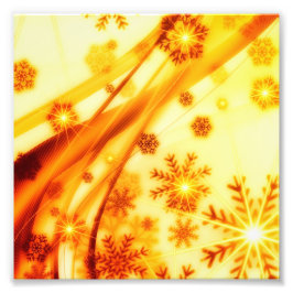 Foto Navidades dorados copos de nieve