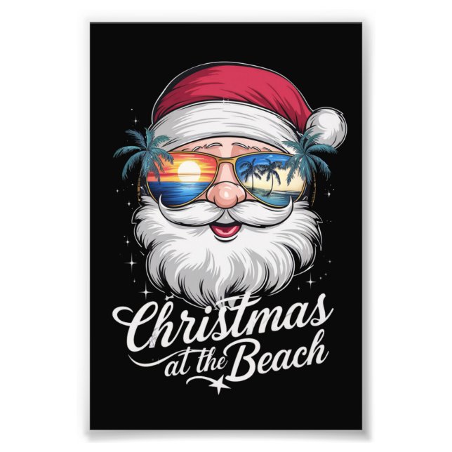 Foto Navidades En Las Vacaciones De Verano En La Playa  (Frente)