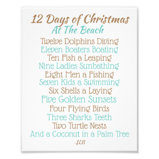 Foto Navidades firman 12 días de Navidades en la playa