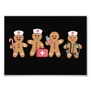 Foto Navidades Gingerbread Enfermera Equipo de Regalos