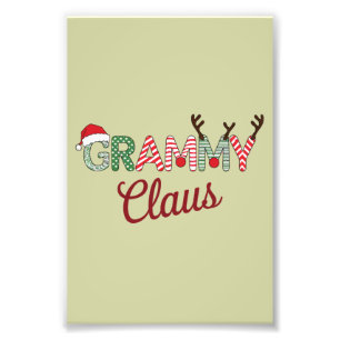 Foto Navidades Grammy Claus Regalo de abuela Navidad