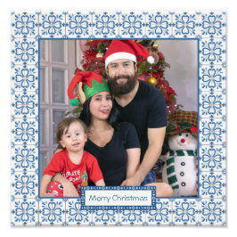 Foto Navidades grill y flores pétalos marco