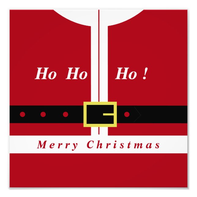 Foto Navidades Imagen Impresión Graciosa Diseño de Sant (Frente)