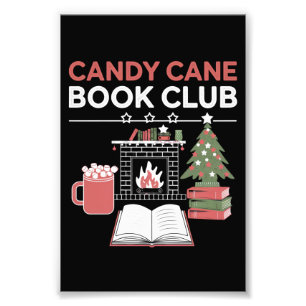 Foto Navidades libreros Candy Cane Book Club Bookish