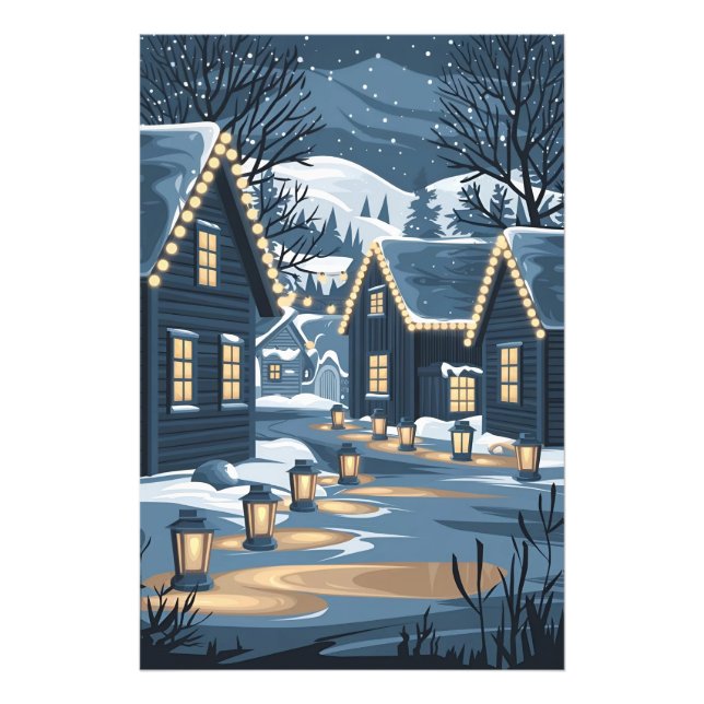 Foto Navidades nórdicos Aldea Arte Escandinavo Invierno (Frente)