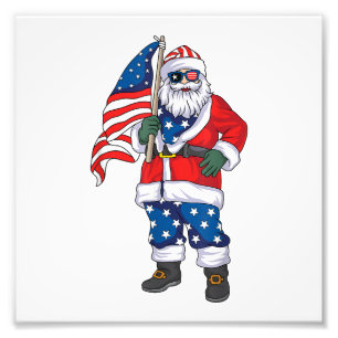 Foto Navidades Patrióticos De Santa América 4 De Julio