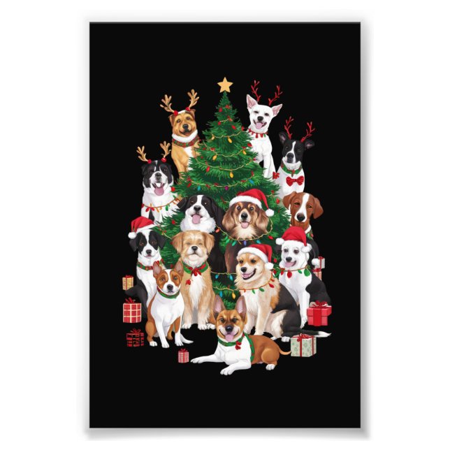 Foto Navidades Perro Perro Perro Amante Madre Perro de  (Frente)
