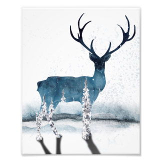 Foto Navidades Poster de venados de los bosques de invi