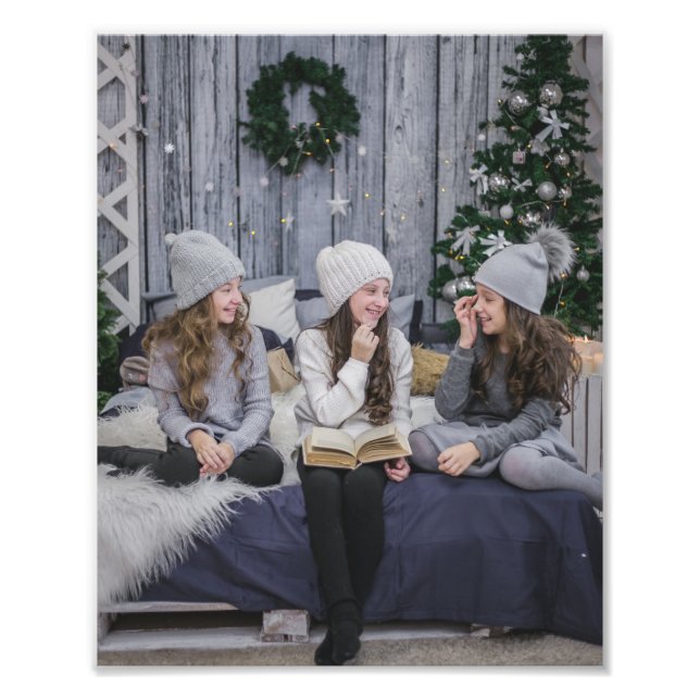 Foto Navidades Recuerdos Personalizar plantilla 8 x 10  (Frente)