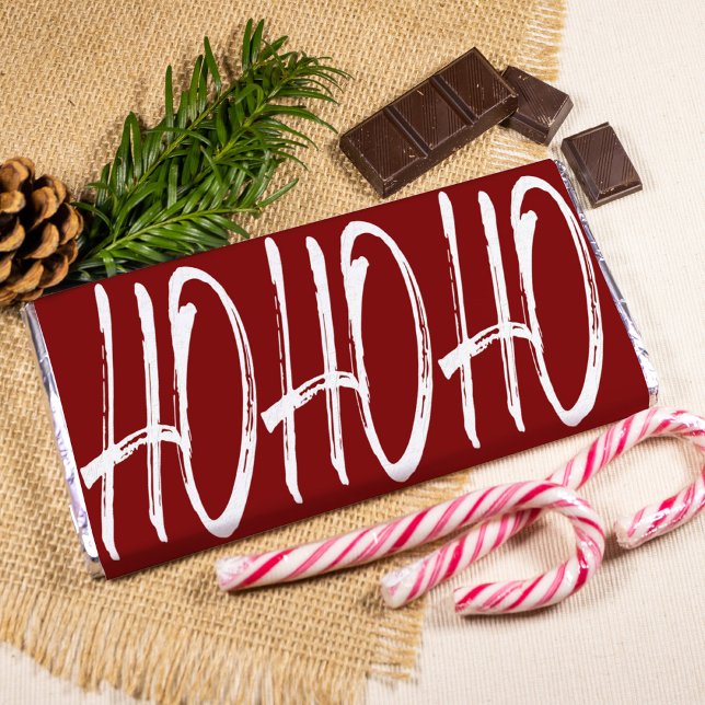 Foto Navidades rojos modernos envoltura de chocolate He (Subido por el creador)