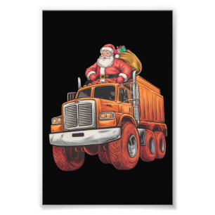 Foto Navidades Santa Monster Camión Navidad Niños niños