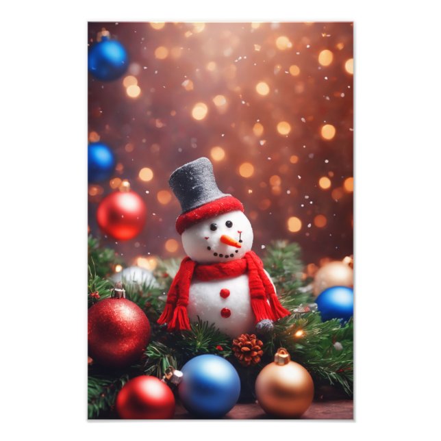 Foto Navidades Snowman (Frente)