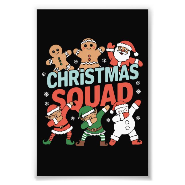 Foto Navidades Squad Santa Dabbing Elf (Frente)