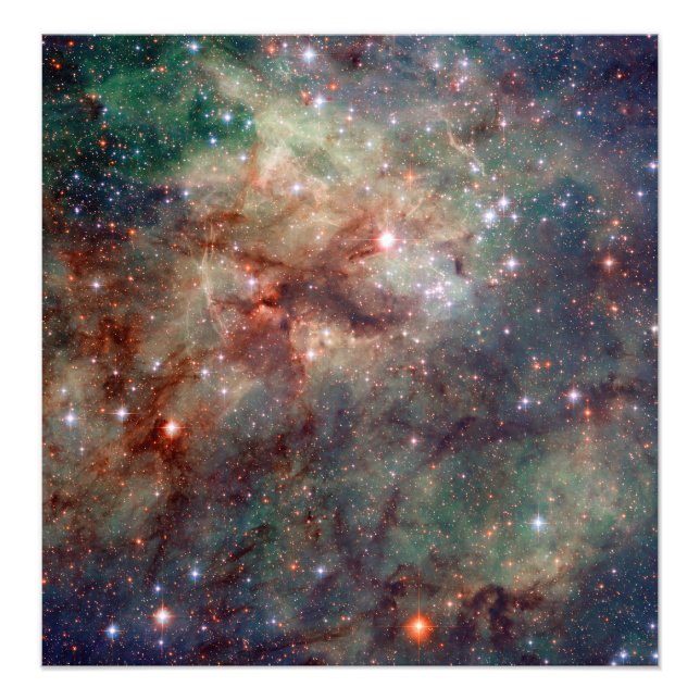 Foto Nebulosa Tarántula Hubble Espacio (Frente)