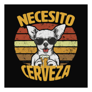 FOTO NECESITO UNA CERVEZA DE CHIHUAHUA ADORABLE