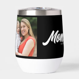 Foto Negra con Letra de Mamá Establecida