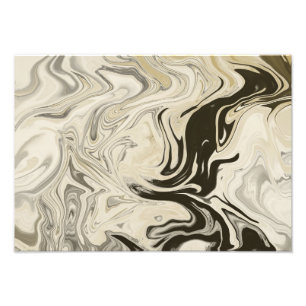 Foto Negro e impresión blanca del arte abstracto de la